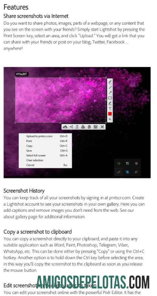 Um guia de desenvolvimento para fazer capturas de tela super rápidas exemplo